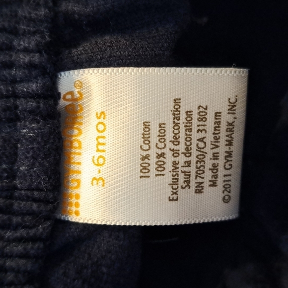 Gymboree girls 3-6 months blue velveteen pants pull on VGUC - Picture 2 of 6